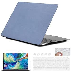 GIOIA BAZAAR Case for MacBook, PU MATT Leather Hard Shell Case Cover ...