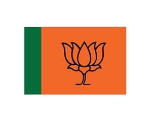 PEACOCKRIDE Bharatiya Janata Party I BJP I Bike Sticker (PVC Vinyl ...