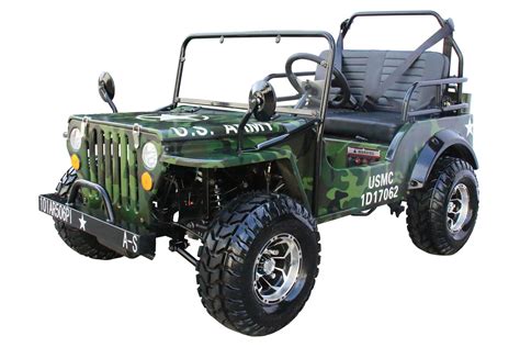 Coolster 6125A Mini Jeep Willis Style Children's Go-Kart Buggy, 125cc ...