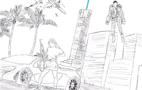 A known source of leaks has drawn a 'Grand Theft Auto 6' scene