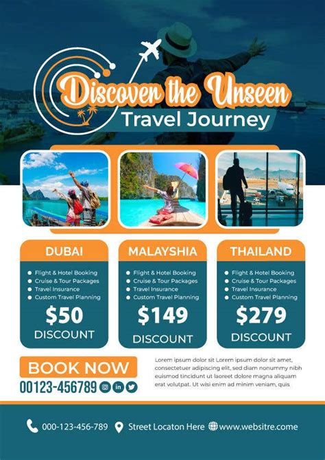 Entry #82 by mdjayedm4 for Design a Brochure (2 sided) for a Tour ...