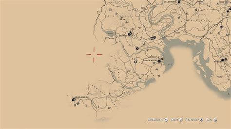 Image result for RDR2 Town Map