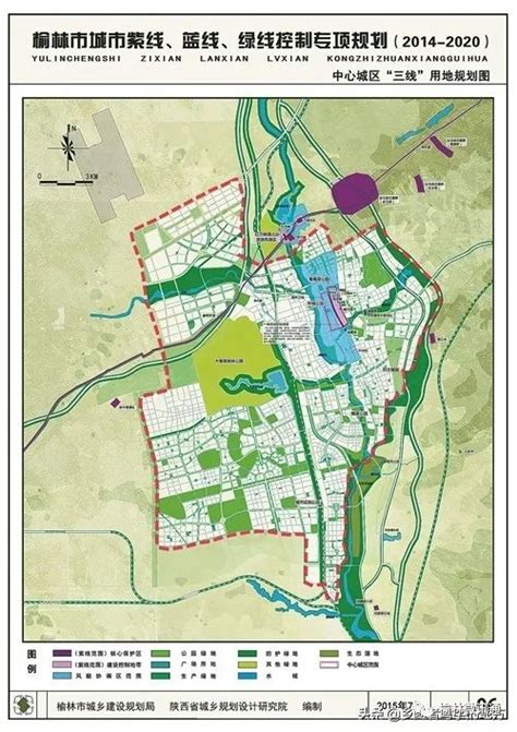 榆林市最新城市总体规划图-府谷公众号