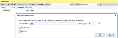 Debugging in Visual Studio 的图像结果