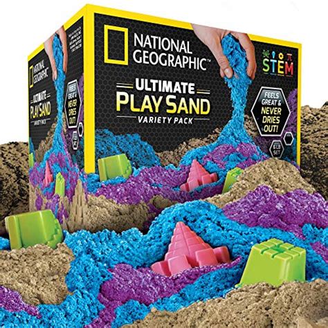 National Geographic Kinetic Sand Kit - 6lb Variety STEM Set - Yinz Buy