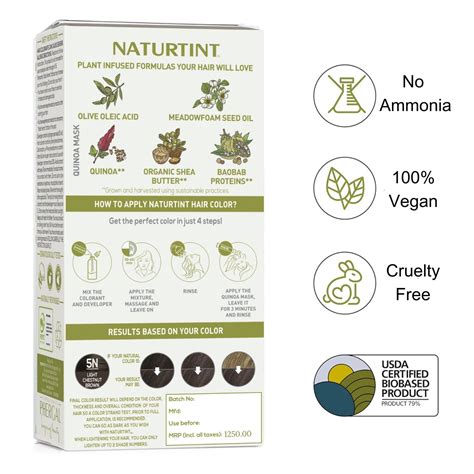 Naturtint India- USDA-certified Biobased Permanent Hair Colour ...