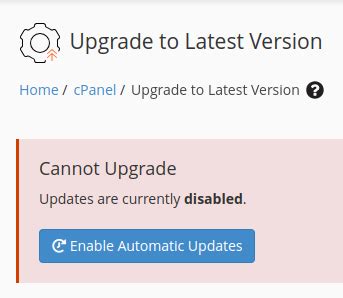Image result for cPanel Update