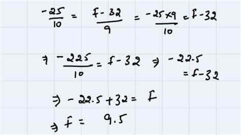 On a winter day, the temperature at a place was -25/2CConvert it in ...