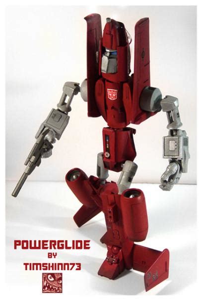 1:72 Scale G1 Powerglide (Transformers) Custom Action Figure