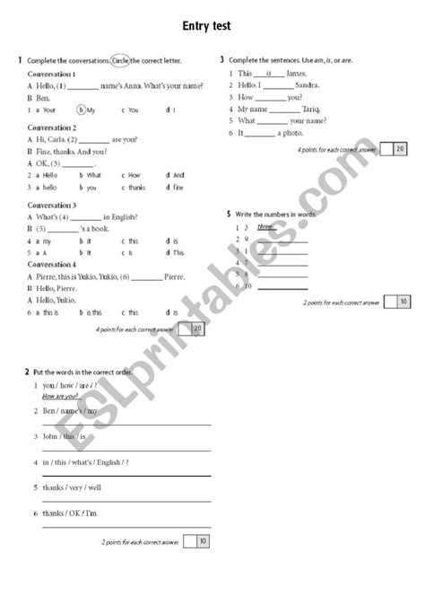 Image result for Entry Test Questions