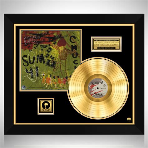 Sum 41 - Chuck Gold LP Limited Signature Edition Custom Frame | RARE-T
