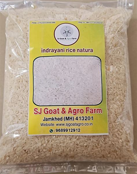 S J Goat And Agro Farm Natural Indrayani Rice 5 Kg : Amazon.in: Grocery ...