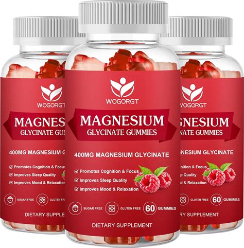 Magnesium Glycinate Gummies - 400mg Magnesium India | Ubuy