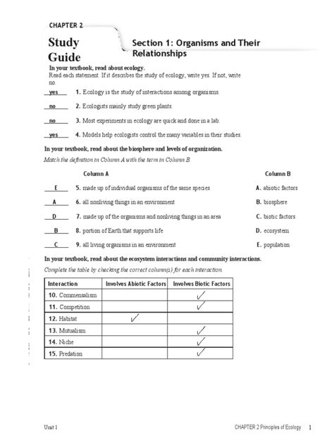 Environmental Science Study Guide 的图像结果