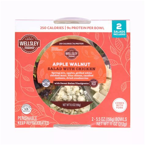 Wellsley Farms Apple Walnut Salad Bowl, 2 pk./5.5 oz. | BJ's Wholesale Club