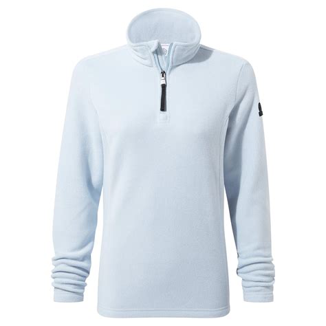 Womens/Ladies Revive Quarter Zip Fleece Top (Ice Blue) TOG24 | Decathlon