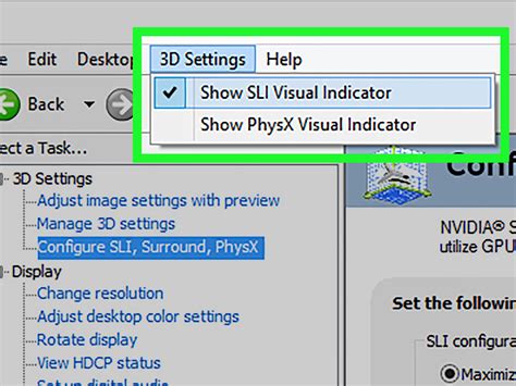 Set Up SLI NVIDIA 的图像结果