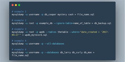 Image result for How to Use Mysqldump in Python
