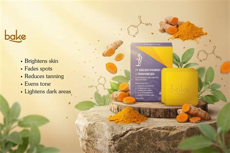 Bake 2% Kojic Acid + Turmeric Soap with Niacinamide – Your Daily Brigh