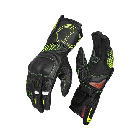 Rynox Advento Pro Gloves – CE Certified Cuff Length Motorcycle Riding ...