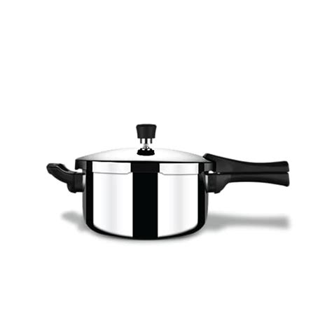 Stahl Triply Stainless Steel Pressure Cooker 3 Litre Outer Lid | Broad ...