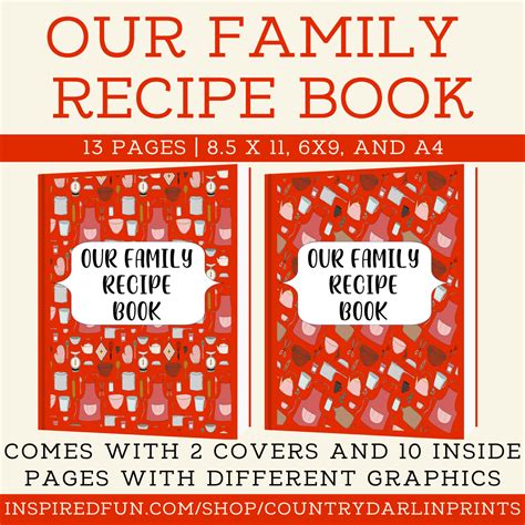 Our Family Recipe Book - Inspired Fun