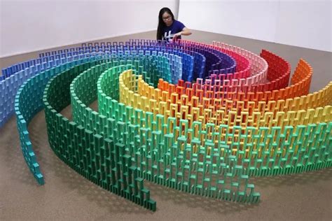 Lily Hevesh, the 'queen' of dominoes, began her rise at age 10