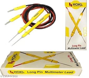 Gadariya King Extra Long Pins Test Leads Probe Replacement Pair Cable ...