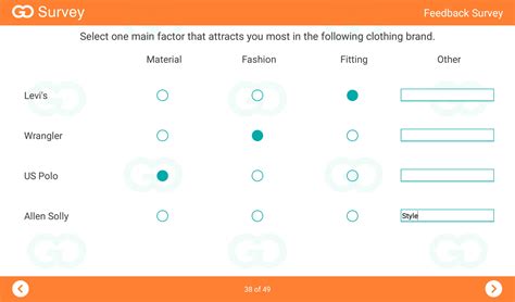 Radio Button Grid With Other