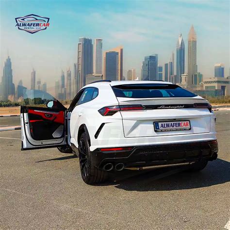Lamborghini Urus White – Al Wafer Rent A Car