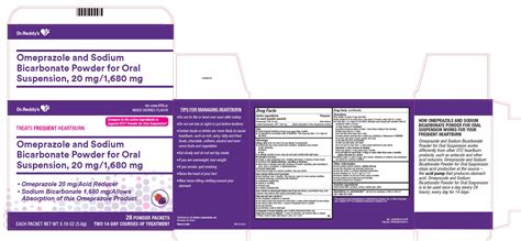 DailyMed - OMEPRAZOLE AND SODIUM BICARBONATE powder, for suspension