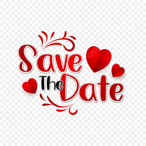 Wedding Save The Date Clip Art Buy Illustrated Save The Date