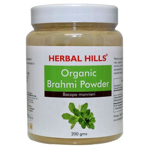 Organic Brahmi Powder 200gms | Herbalhills – Herbal Hills Wellness