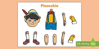 Activities, Games and Worksheets - Pinocchio - Twinkl