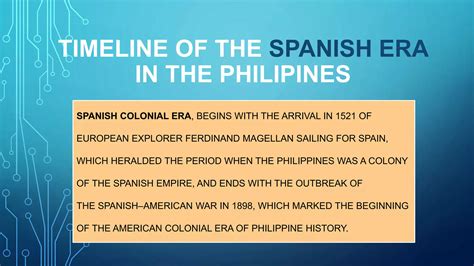 Timeline of the philippine history from spanish era japanese era | PPTX