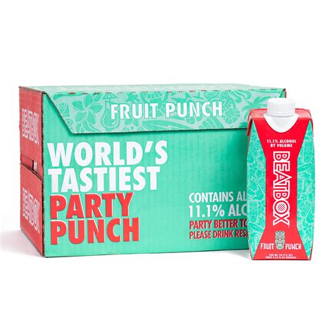 Beatbox Fruit Punch 12 Pack (500 ml Cartons) – The Booze Outlet
