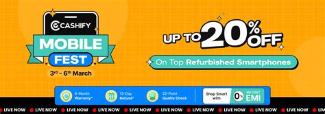 Get Best Refurbished Mobile Phones Sale Online in India at Cashify Store