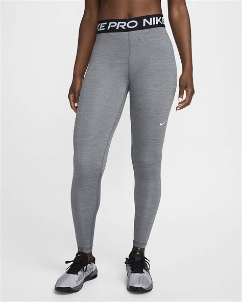 Nike Pro Women's Mid-Rise Mesh-Panelled Leggings. Nike BG