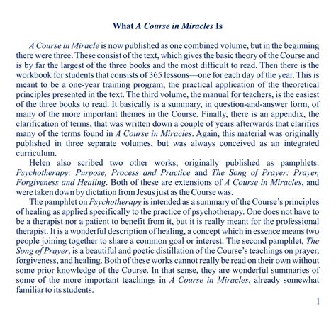 Image result for Course In Miracles Explained