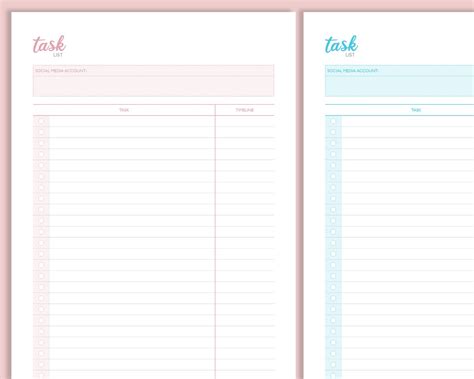 Image result for Printable Task Planner