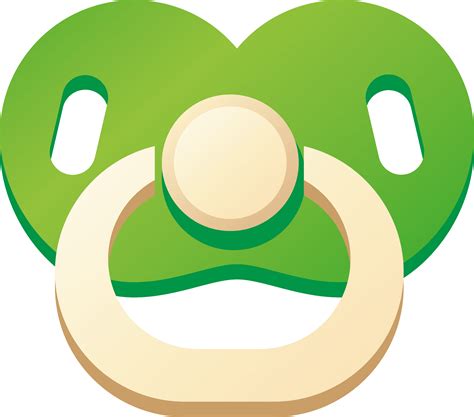 Baby Green Pacifier Clipart