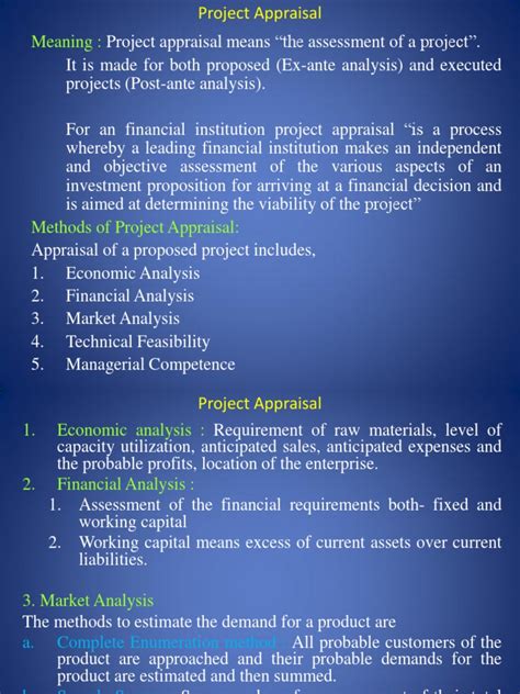 Project Appraisal Example 的图像结果