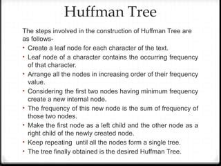 Image result for Huffman Coding Using Greedy Method