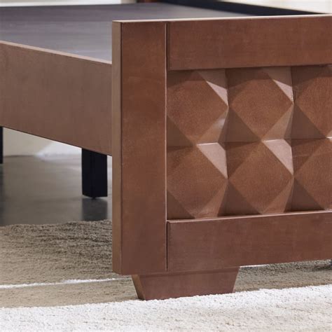 Buy Helios Lisbon Kane Solid Wood Single Bed - Walnut from Helios by ...