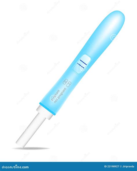 Positive pregnancy test stock vector. Illustration of fetus - 23198927