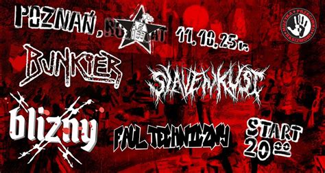 BLIZNY// FAUL TECHNICZNY// SLAVENKUST//BUNKIER czyli Wrecked Sound Gigs ...
