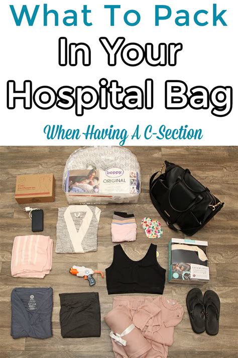 What To Pack In Your Hospital Bag When Having A C-Section - Thrifty ...