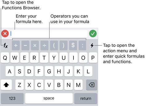 Use the formula keyboard in Numbers on iPhone - Apple Support (IN)