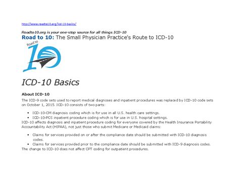 Basics of ICD-10 的图像结果