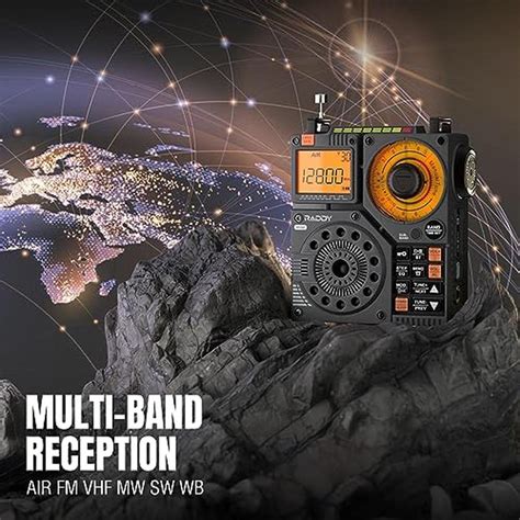 Radio Raddy | Raddy RF320 Shortwave Radio Air FM AM VHF SW WB Receiver ...
